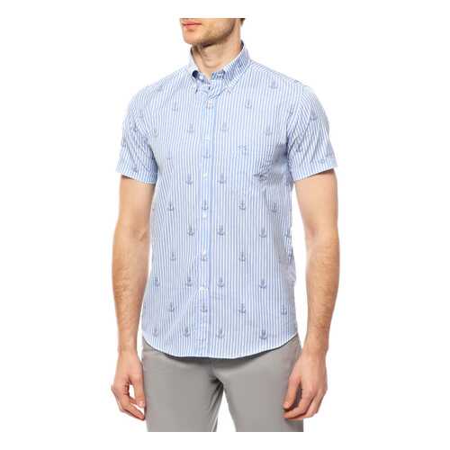 Сорочка мужская P. SHARK E18P3439SF/110 голубая 42 IT в H&M