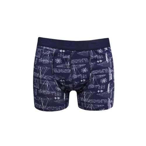 Боксеры мужские E 5 E5 с рисунком синие XL в H&M