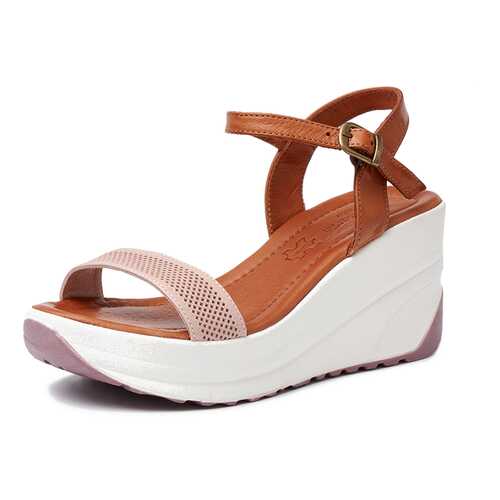 Босоножки женские Pierre Cardin TR-HH-5274-1 розовые/коричневые 36 RU в H&M