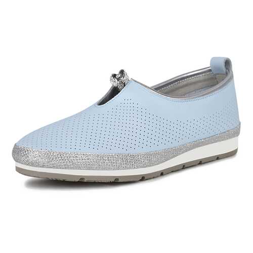 Слипоны женские Alessio Nesca K0636LC-1B голубые 41 RU в H&M