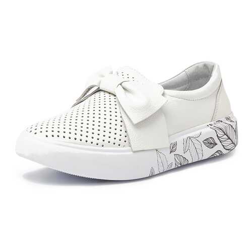 Слипоны женские Alessio Nesca KP-107-204 белые 36 RU в H&M