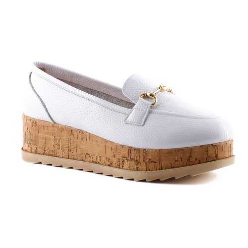 Лоферы женские Shoes Market 61-982 белые 37 RU в H&M