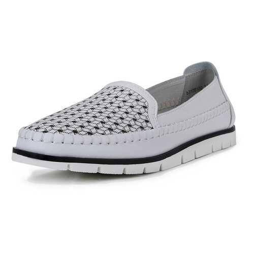 Мокасины женские Alessio Nesca b3106100 белые 38 RU в H&M