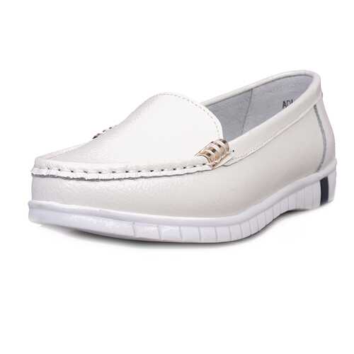 Мокасины женские Alessio Nesca Comfort 710018746 белые 37 RU в H&M