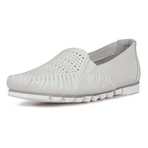 Мокасины женские Alessio Nesca K0639LC-2C серебристые 40 RU в H&M