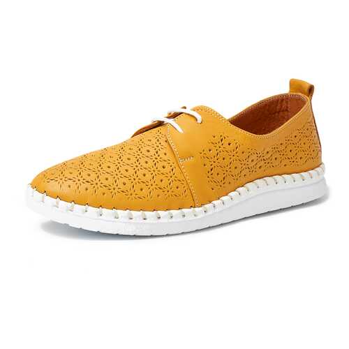 Мокасины женские Alessio Nesca TR-CR-412C желтые 40 RU в H&M
