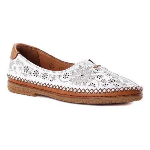 Мокасины женские Shoes Market 997-705-1 белые 39 RU в H&M