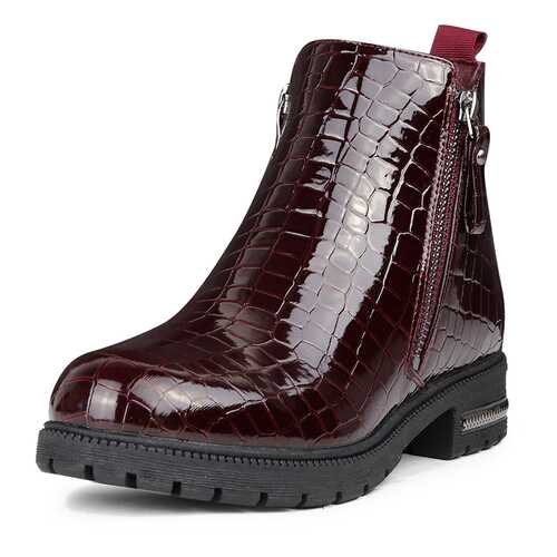 Полусапоги женские T.Taccardi K0392-1A бордовые 41 RU в H&M