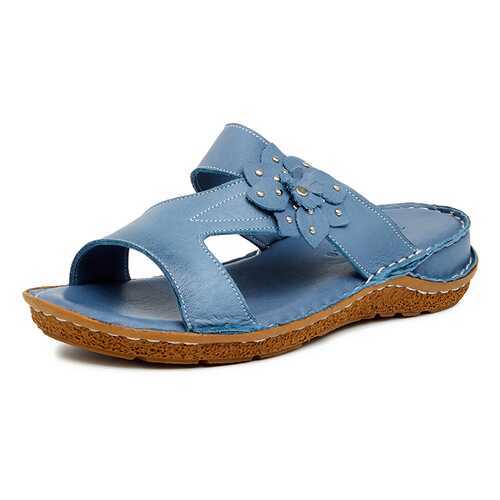 Шлепанцы женские Alessio Nesca Comfort 710018219 голубые 40 RU в H&M