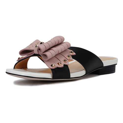 Шлепанцы женские Pierre Cardin 00906510 черные/розовые 37 RU в H&M