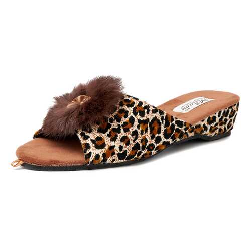 Шлепанцы женские Smile of Milady 01107480 коричневые 39 RU в H&M