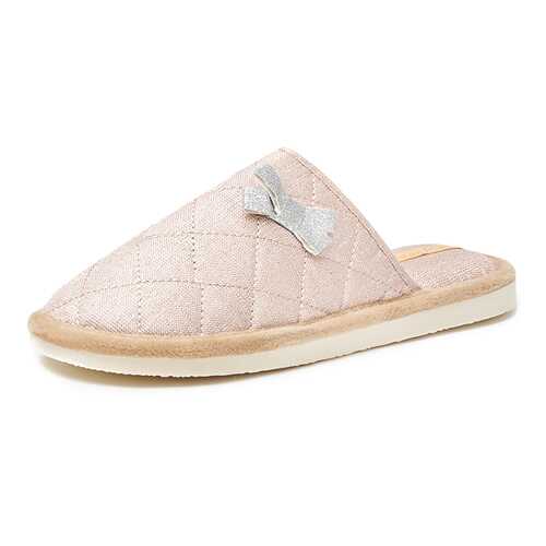 Домашние тапочки женские Smile of Milady А-82-171-20 бежевые 36 RU в H&M