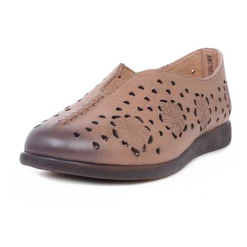 Туфли женские Alessio Nesca Comfort AMG19SS-26A коричневые 37 RU в H&M