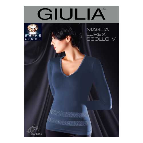 Лонгслив женский Giulia голубой L/XL в H&M