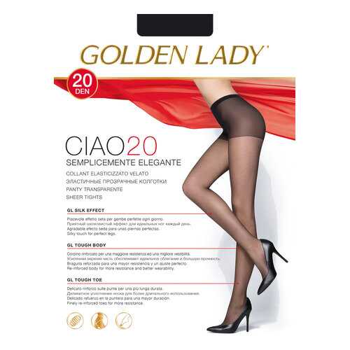 Колготки Golden Lady CIAO 20, nero, 4/L в H&M