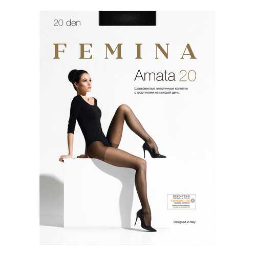 Колготки женские FEMINA AMATA 20 черные 2 (S) в H&M