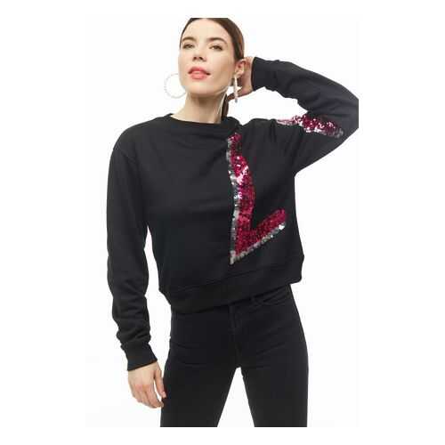 Свитшот женский Guess W0YQ77-K8800 черный XS в H&M