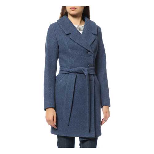 Пальто женское КОРУ-СТИЛЬ КС-275 синее 42 RU в H&M