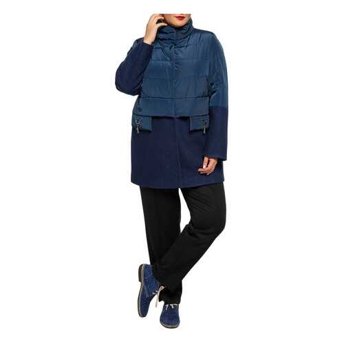 Пальто женское KR 7702 синее 60 RU в H&M
