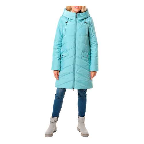 Пуховик-пальто женский DizzyWay 19411 зеленый 58 RU в H&M