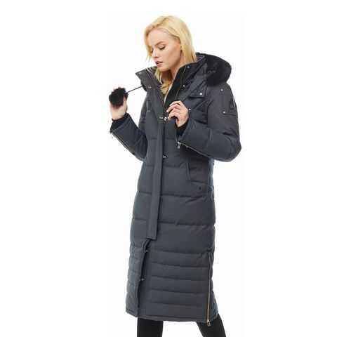 Пуховик женский Moose Knuckles MK4660LLP серый M в H&M