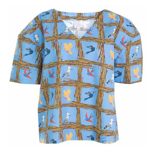 Блуза женская STELLA JEAN 80939 голубая 40 IT в H&M