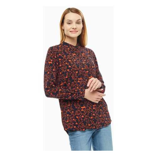 Рубашка женская ICHI 110282 14043 синяя 34 EU в H&M