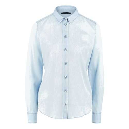 Рубашка женская Marc O’Polo 088742009/865 синяя 42 EU в H&M
