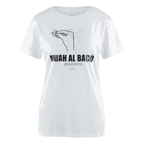 Футболка женская Armani Exchange 3HYTBR YJG3Z белая L в H&M