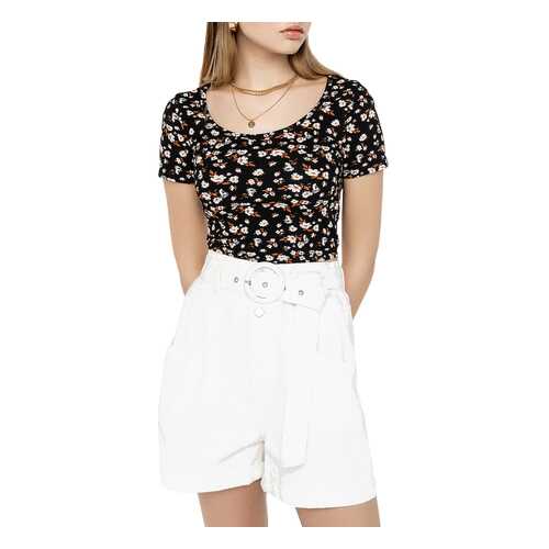 Футболка женская befree 2021445405 черная S в H&M