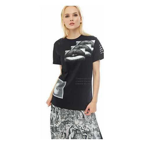 Футболка женская DIESEL 00SEKW 0HERA черная XXS в H&M