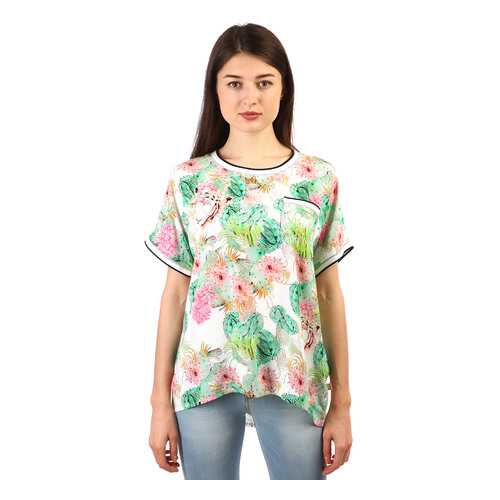 Футболка женская FRIEDA SQ60444 зеленая 38 в H&M