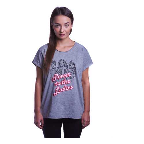Футболка женская Good Loot Disney Princess серая S в H&M
