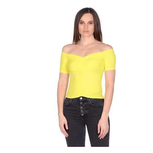 Футболка женская Modis M201W00646 желтая 40/ 42 RU в H&M