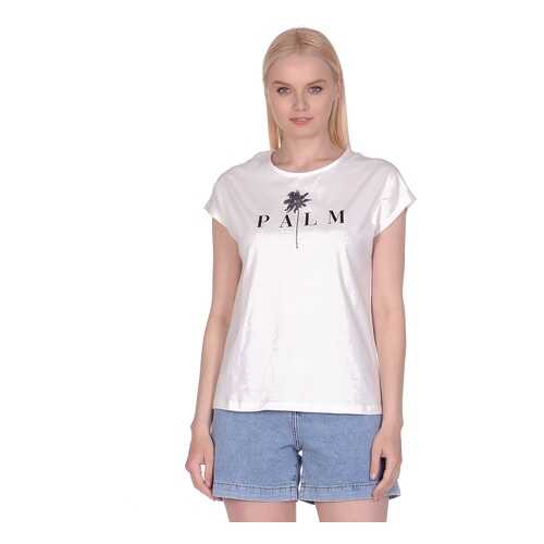 Футболка женская Modis M201W00996 белая 46/ 48 RU в H&M