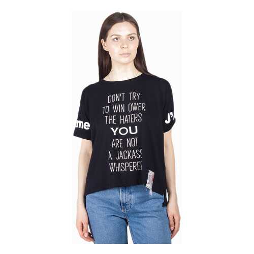 Футболка женская PAKKOO GD58300005 черная S в H&M