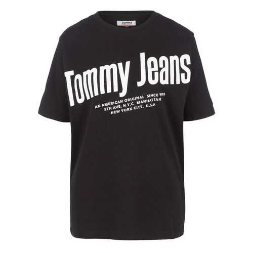 Футболка женская Tommy Jeans DW0DW08037 BDS черная XXS в H&M