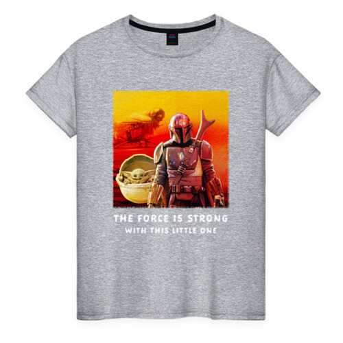Футболка женская ВсеМайки 2147231 серая S в H&M
