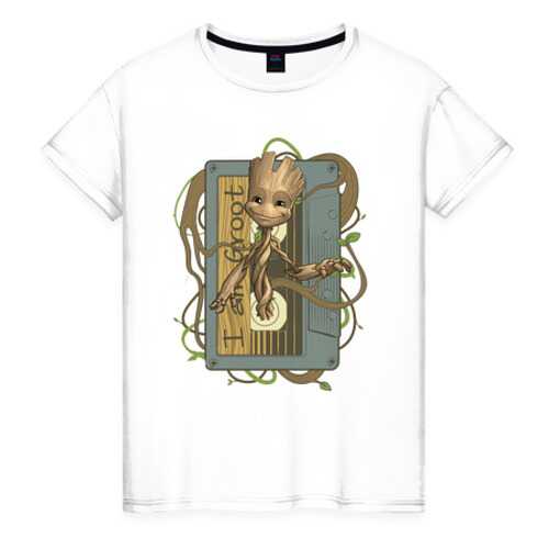 Футболка женская ВсеМайки 2166493 белая XXS в H&M