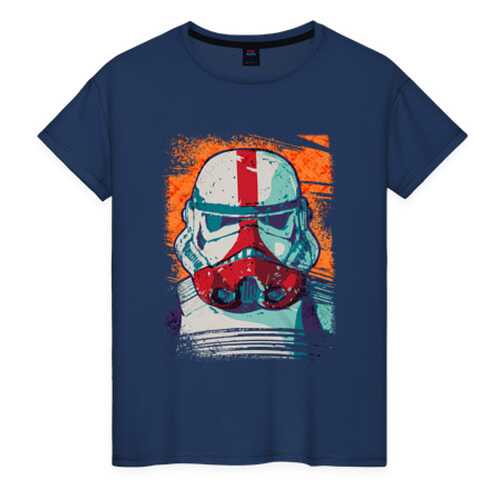 Футболка женская ВсеМайки 2177851 синяя XXXL в H&M