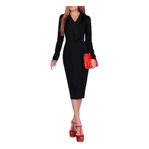 Платье женское FRANCESCA LUCINI F0735-4 черное 46 RU в H&M