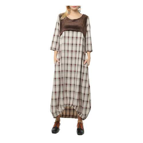 Платье женское LISA BOHO DIANA 190326 коричневое 52 EU в H&M