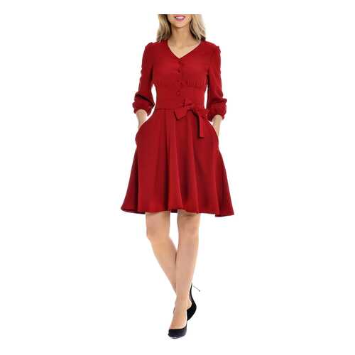 Платье женское MODALETO 1036M красное 44 RU в H&M