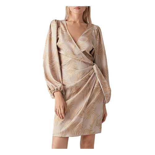 Вечернее платье женское LOVE REPUBLIC 255255553 бежевое 48 в H&M