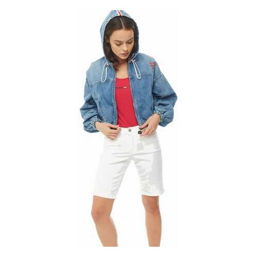 Шорты женские Tommy Jeans DW0DW08162 1CD candle white str белые 25 US в H&M